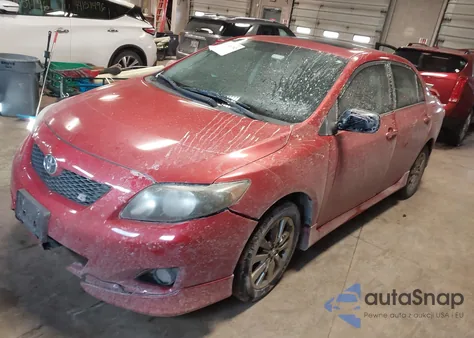 2009 Toyota Corolla S z USA, uszkodzony, nr VIN 1NXBU40E39Z124989